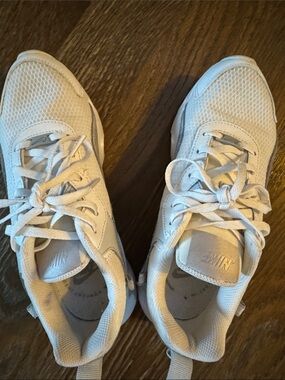 Nike White Mesh Athletic Lace-Up Sneakers